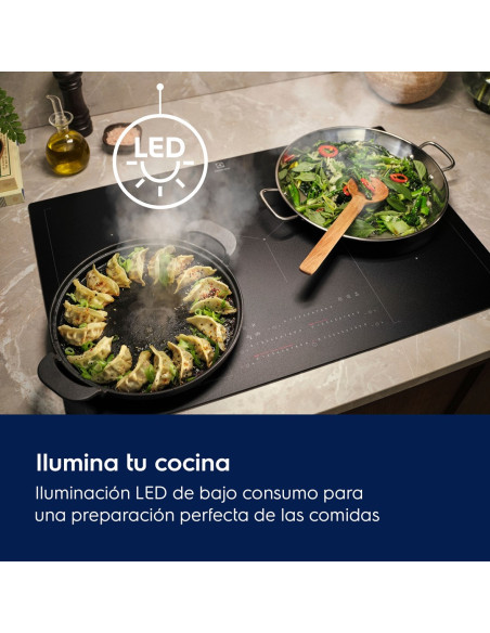 Okap Kominowy Electrolux Lfg815K 80 Cm | 650 M3/H | Hob2Hood | Led | Czarny