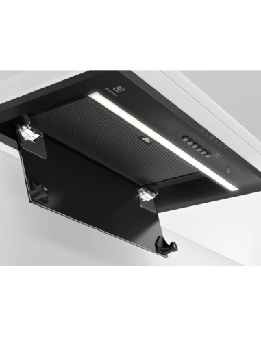 Okap Kominowy Electrolux Lfg815K 80 Cm | 650 M3/H | Hob2Hood | Led | Czarny