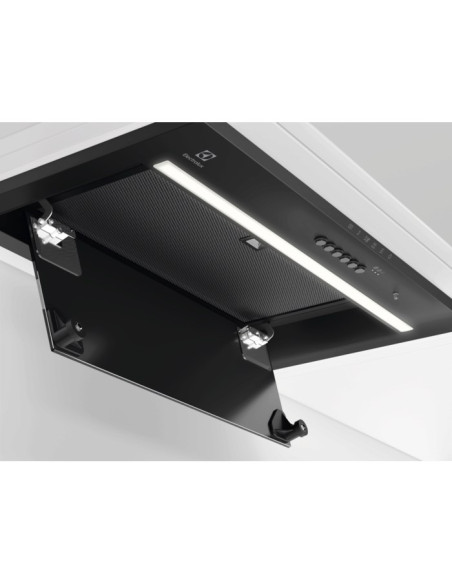 Okap Kominowy Electrolux Lfg815K 80 Cm | 650 M3/H | Hob2Hood | Led | Czarny