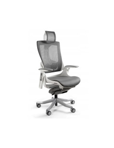 Fotel Biurowy Wau 2 Nw41 Siatka Charcoal/Biały