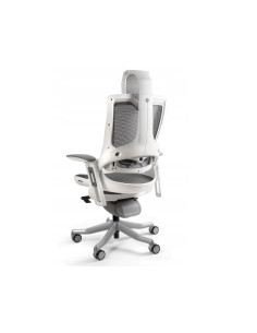 Fotel Biurowy Wau 2 Nw41 Siatka Charcoal/Biały 2