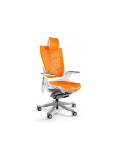 Fotel Biurowy Wau 2 Tpe-12 Elastomer Mango/Biały