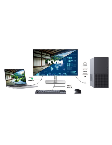 Monitor Japannext 68,6Cm Jn-Ips27Wqhdr-C65W-Fld-T Hdmi/Dp Touch Wqhd