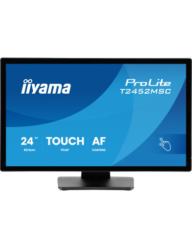 Iiyama Prolite T2452Msc-B2 Monitor Komputerowy 61 Cm (24") 1920 X 1080 Px Full Hd Ekran Dotykowy Czarny