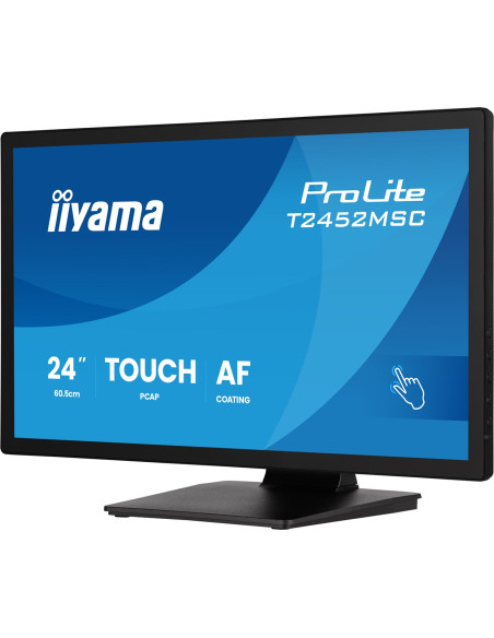 Iiyama Prolite T2452Msc-B2 Monitor Komputerowy 61 Cm (24") 1920 X 1080 Px Full Hd Ekran Dotykowy Czarny