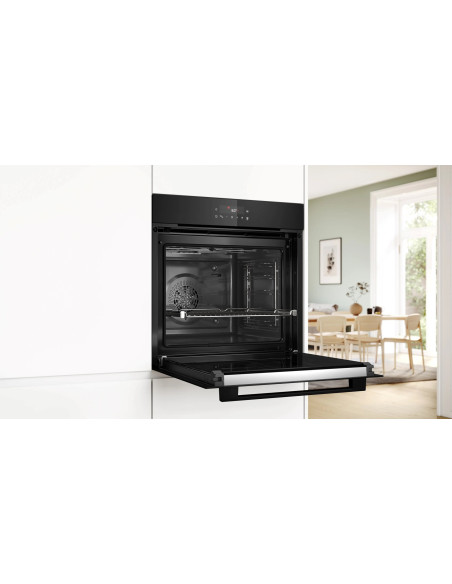 Piekarnik Elektryczny Bosch Hbg571Eb4 Serie 2 71 L | Piroliza | Airfry | Termoobieg 3D | Czarny