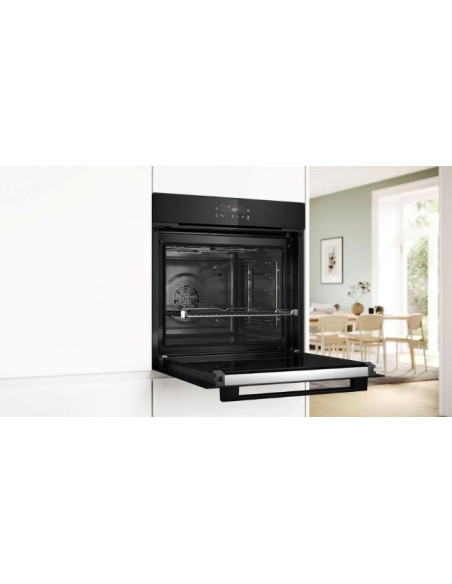 Piekarnik Elektryczny Bosch Hbg571Eb4 Serie 2 71 L | Piroliza | Airfry | Termoobieg 3D | Czarny