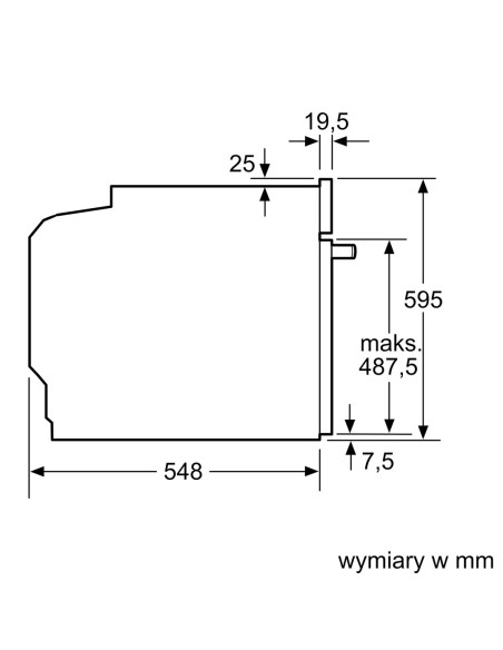 Piekarnik Elektryczny Bosch Hbg571Eb4 Serie 2 71 L | Piroliza | Airfry | Termoobieg 3D | Czarny