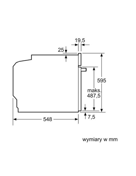 Piekarnik Elektryczny Bosch Hbg571Eb4 Serie 2 71 L | Piroliza | Airfry | Termoobieg 3D | Czarny