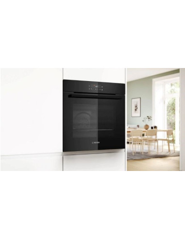 Piekarnik Elektryczny Bosch Hbg571Eb4 Serie 2 71 L | Piroliza | Airfry | Termoobieg 3D | Czarny