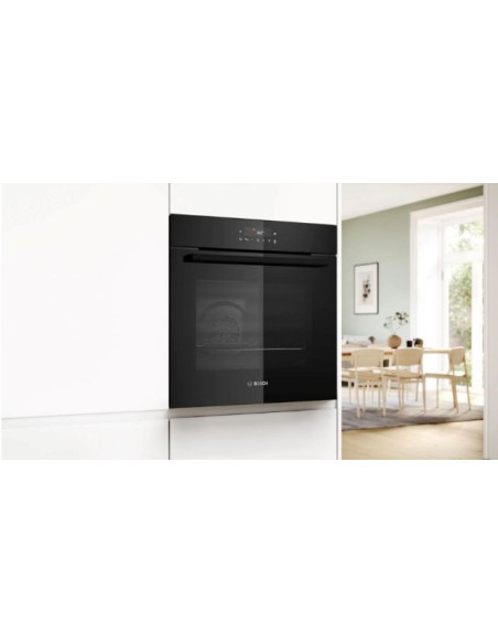 Piekarnik Elektryczny Bosch Hbg571Eb4 Serie 2 71 L | Piroliza | Airfry | Termoobieg 3D | Czarny