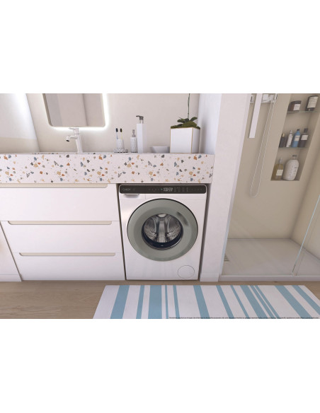 Pralka Kompaktowa Candy Cw50-Bp12307Gu-S Prowash 700 Mini 5 Kg 1200 Obr/Min Slim | Higiena Plus | Silnik Inwerterowy | Wifi Simp