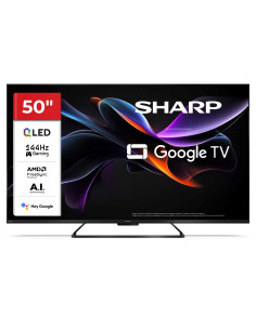 Telewizor Sharp 50Hr7265E Qled 50" 4K Ultra Hd Google Tv Dolby Digital Plus Dvb-T2 Czarny
