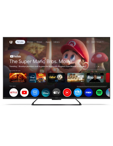 Telewizor Sharp 50Hr7265E Qled 50" 4K Ultra Hd Google Tv Dolby Digital Plus Dvb-T2 Czarny