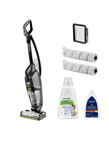 Bissell Crosswave Hydrosteam Pet Pro Odkurzacz Pionowy Prąd Przemienny Suchy I Mokry Bez Worka 0 L 1100 W Czarny, Srebrny