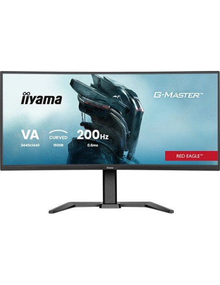 Iiyama G-Master Gcb3484Wqsu-B2 34In Pro-Gaming 0.4Ms Va Lcd 3440X144 Monitor Komputerowy 86,4 Cm (34") 3440 X 1440 Px Ultrawide 
