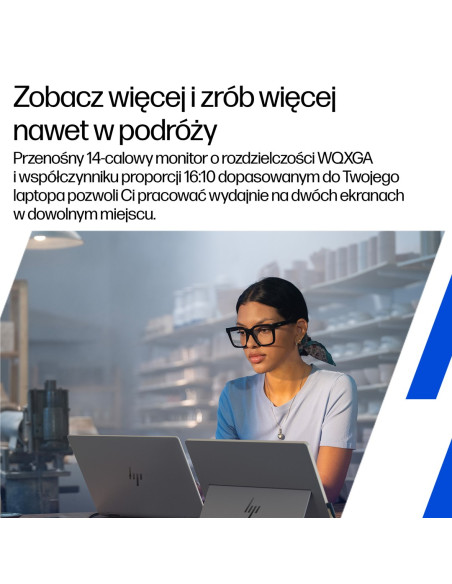 Hp Series 5 Pro 14-Calowy Monitor Przenośny Pro Z Serii 5 Wqxga – 514Pn