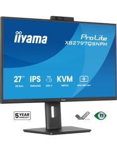 Iiyama Prolite Xb2797Qsnph-B1 27In Ips Lcd 4Ms 2560X1440 350Cd/M2 Hdmi/Dp/Usb 2 Monitor Komputerowy 68,6 Cm (27") 2560 X 1440 Px