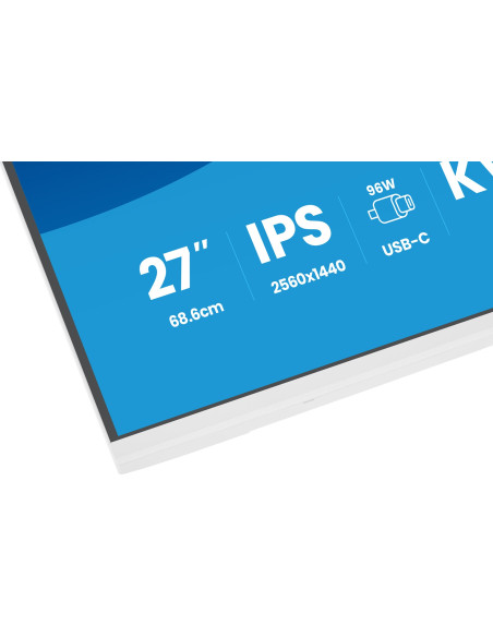 Iiyama Prolite Xb2797Qsnp-W1 Monitor Komputerowy 68,6 Cm (27") 2560 X 1440 Px Quad Hd Lcd Biały