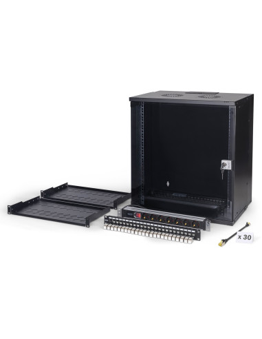 Digitus Zestaw Sieciowy Soho Pro, 483 Mm (19") - 12U, 540 X 400 Mm (Szer. X Gł.)