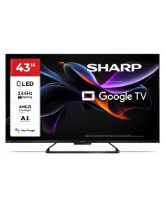 Telewizor Sharp 43Hr7265E Qled 43" 4K Ultra Hd Google Tv Dolby Digital Plus Dvb-T2 Czarny