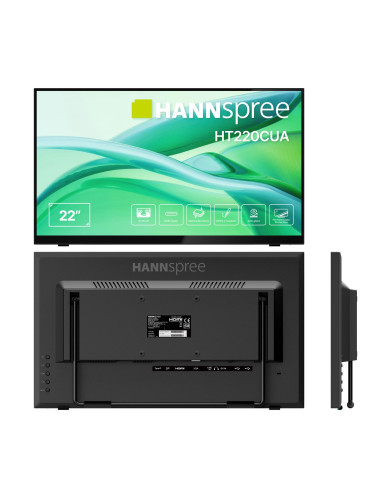 Monitor Hannspree 54,6 Cm (21,5") Ht220Cua 16:9 M-Touch Hdmi+Dp