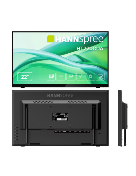 Monitor Hannspree 54,6 Cm (21,5") Ht220Cua 16:9 M-Touch Hdmi+Dp