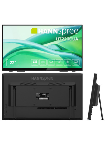 Monitor Hannspree 54,6 Cm (21,5") Ht220Cua 16:9 M-Touch Hdmi+Dp