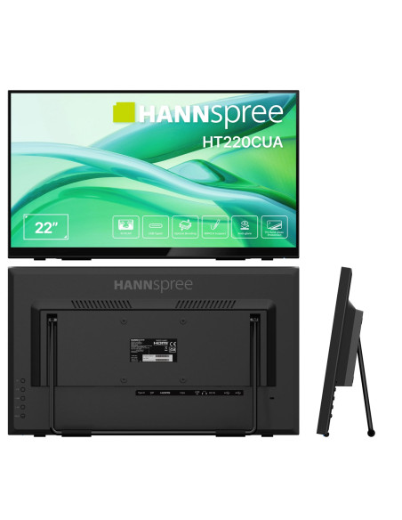Monitor Hannspree 54,6 Cm (21,5") Ht220Cua 16:9 M-Touch Hdmi+Dp