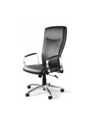 Fotel Biurowy Adella C239 Skóra Naturalna Hl-4 Czarna