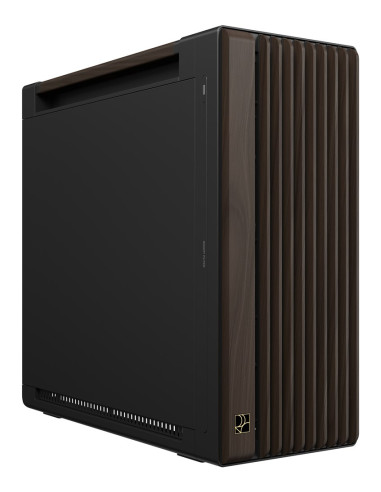 Asus Proart Pa602 Wood Edition Modern Black - Metal Panel Midi Tower Czarny, Drewno