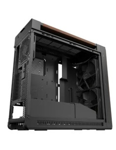 Asus Proart Pa602 Wood Edition Modern Black - Metal Panel Midi Tower Czarny, Drewno 2