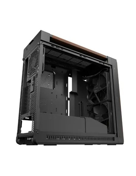 Asus Proart Pa602 Wood Edition Modern Black - Metal Panel Midi Tower Czarny, Drewno