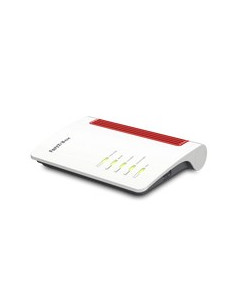 Box 7630 Router Bezprzewodowy 2.5 Gigabit Ethernet Dual-Band (2.4 Ghz/5 Ghz) Biały, Czerwony