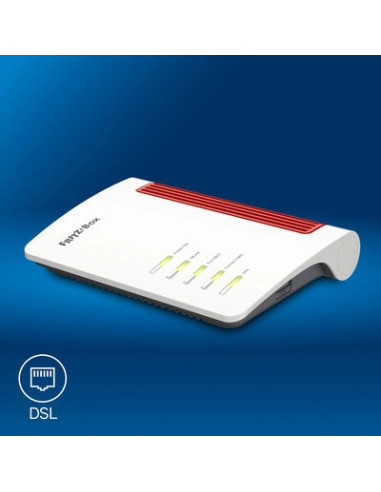 Box 7630 Router Bezprzewodowy 2.5 Gigabit Ethernet Dual-Band (2.4 Ghz/5 Ghz) Biały, Czerwony