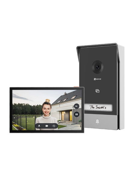 Ezviz Hp7 Wideodomofon 17,8 Cm (7") Czarny, Srebrny