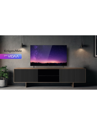 Kruger&Matz Telewizor Led 55" Uhd Vidaa, Dvb-T2/S2/T/C H.265 Hevc Km0255Uhd-V3
