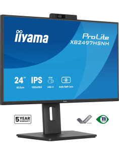 Iiyama Prolite Xb2497Hsnh-B1 24In Ips Lcd 4Ms 1920X1080 350Cd/M2 Hdmi/Dp/Usb 2 Monitor Komputerowy 60,5 Cm (23.8") 1920 X 1080 P