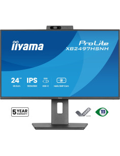 Iiyama Prolite Xb2497Hsnh-B1 24In Ips Lcd 4Ms 1920X1080 350Cd/M2 Hdmi/Dp/Usb 2 Monitor Komputerowy 60,5 Cm (23.8") 1920 X 1080 P 2