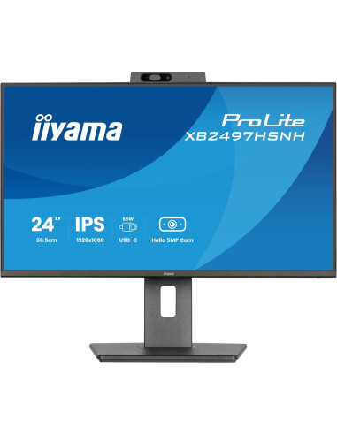 Iiyama Prolite Xb2497Hsnh-B1 24In Ips Lcd 4Ms 1920X1080 350Cd/M2 Hdmi/Dp/Usb 2 Monitor Komputerowy 60,5 Cm (23.8") 1920 X 1080 P