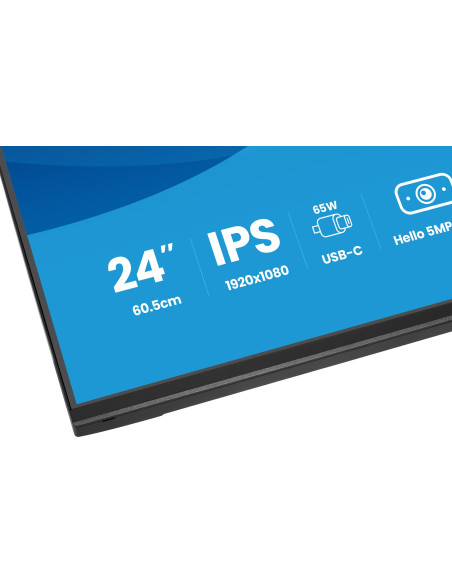 Iiyama Prolite Xb2497Hsnh-B1 24In Ips Lcd 4Ms 1920X1080 350Cd/M2 Hdmi/Dp/Usb 2 Monitor Komputerowy 60,5 Cm (23.8") 1920 X 1080 P