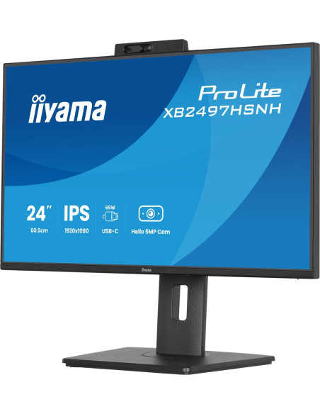 Iiyama Prolite Xb2497Hsnh-B1 24In Ips Lcd 4Ms 1920X1080 350Cd/M2 Hdmi/Dp/Usb 2 Monitor Komputerowy 60,5 Cm (23.8") 1920 X 1080 P