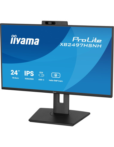 Iiyama Prolite Xb2497Hsnh-B1 24In Ips Lcd 4Ms 1920X1080 350Cd/M2 Hdmi/Dp/Usb 2 Monitor Komputerowy 60,5 Cm (23.8") 1920 X 1080 P