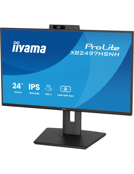 Iiyama Prolite Xb2497Hsnh-B1 24In Ips Lcd 4Ms 1920X1080 350Cd/M2 Hdmi/Dp/Usb 2 Monitor Komputerowy 60,5 Cm (23.8") 1920 X 1080 P