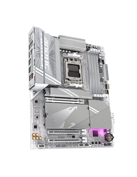 Płyta Główna Gigabyte X870 Aorus Elite Wf7 Ice  - Supports Amd Ryzen 9000 Cpus, 16+2+2 Phases Digital Vrm, Up To 8200Mhz Ddr5 (O