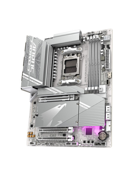 Płyta Główna Gigabyte X870 Aorus Elite Wf7 Ice  - Supports Amd Ryzen 9000 Cpus, 16+2+2 Phases Digital Vrm, Up To 8200Mhz Ddr5 (O