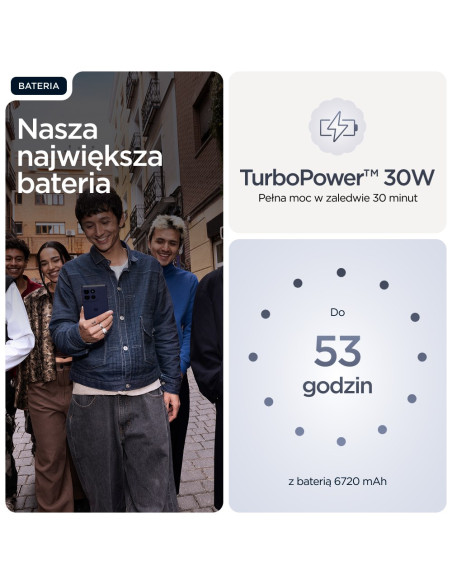 Smartfon Motorola Moto G86 Power 5G 12/256Gb Pantone Spellbound (Niebieski)