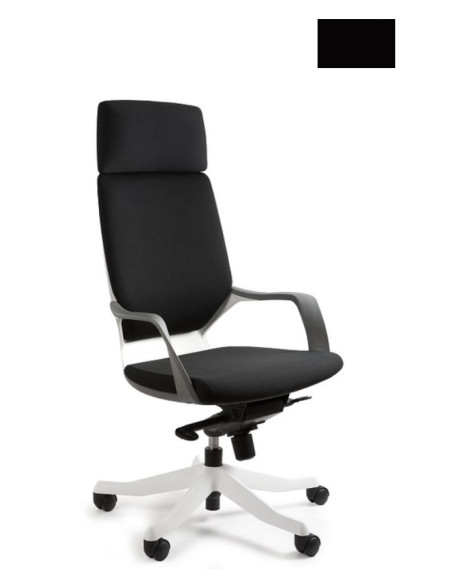 Fotel Biurowy Apollo Bl418 Czarny/Biały