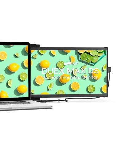Mobile Pixels Duex Max Ds Monitor Komputerowy 35,8 Cm (14.1") 1920 X 1080 Px Full Hd Lcd Czarny