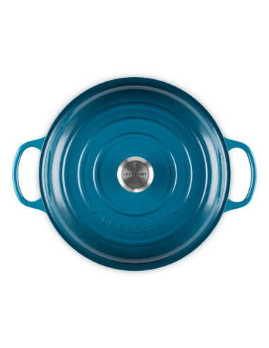 Żeliwny Garnek Le Creuset 21180306422430, 30 Cm Zielony